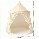 Foldable Kids Play Tent Princess Castle Playhouse