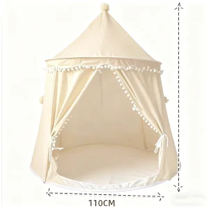 Foldable Kids Play Tent Princess Castle Playhouse