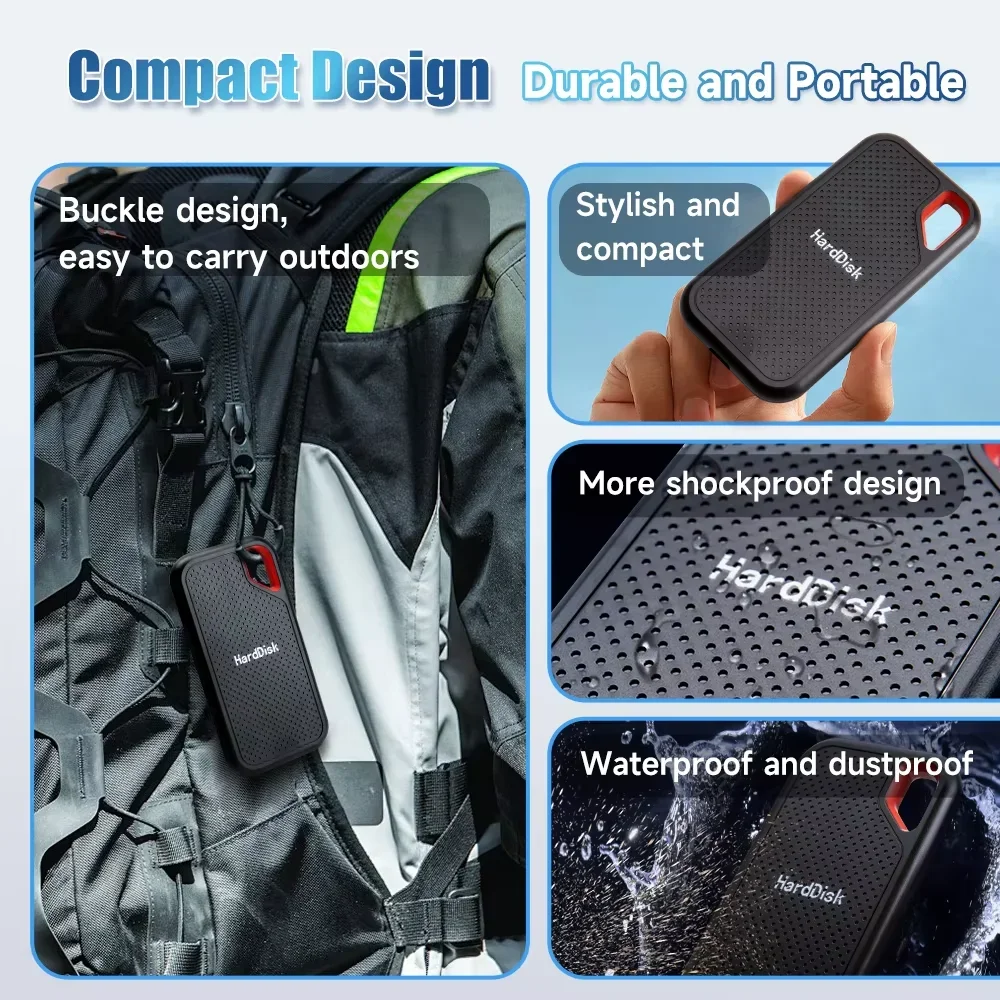 Fast External SSD Drive Type-C USB 3.1 for PC Mac - Image 4