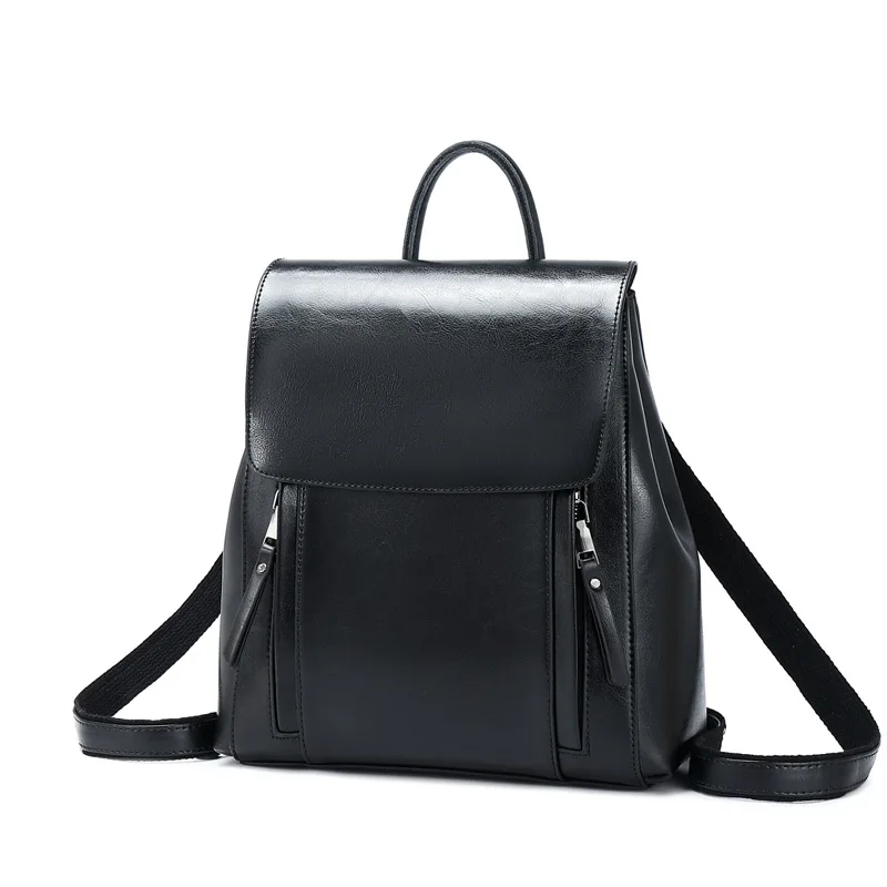 Women Crossbody Backpack Genuine Natural Leather - Image 10