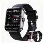 Men Smartwatch 1.91” IPS – Blood Glucose & Health Tracking