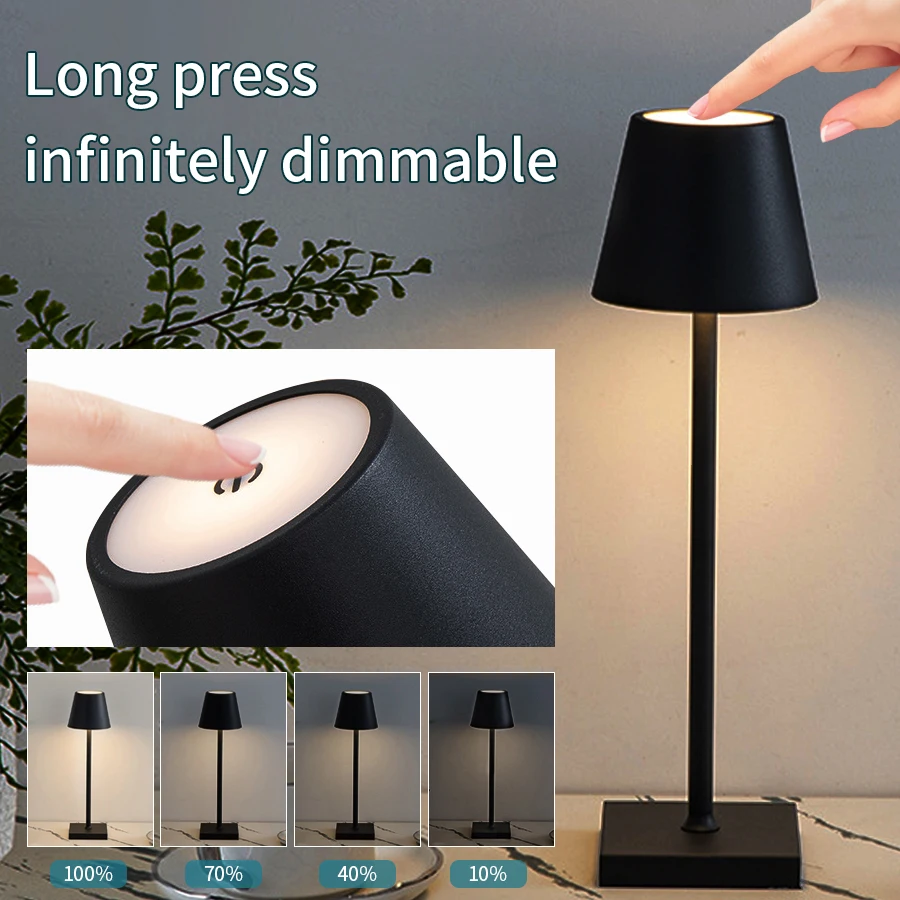 Rechargeable Decorative Ambient LED Lamp with Touch Control - Image 3