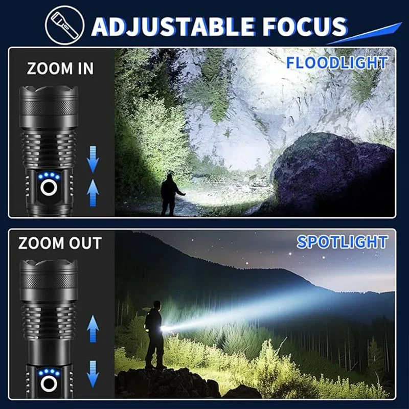 Super Bright LED Flashlight for Emergency and Hiking - Image 3