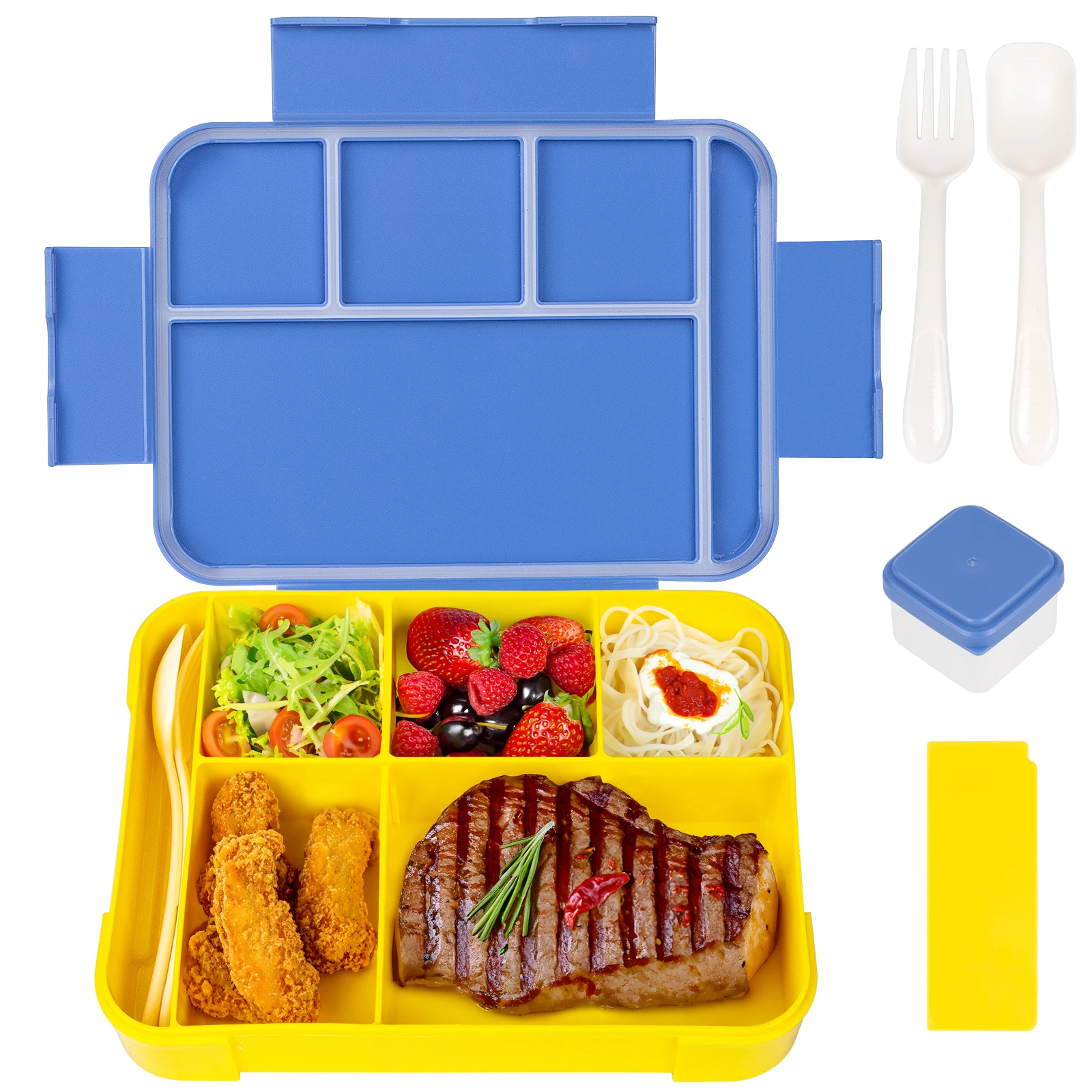 Student Leak-Proof Bento Lunch Box Box for Kids , Adults and Daycare - Image 5