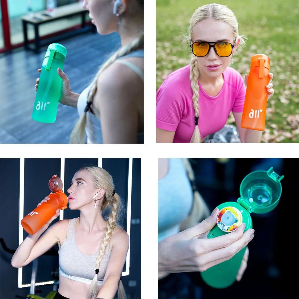 Air Water Bottle with Flavor Pod and Straw Leak-Proof - Image 2