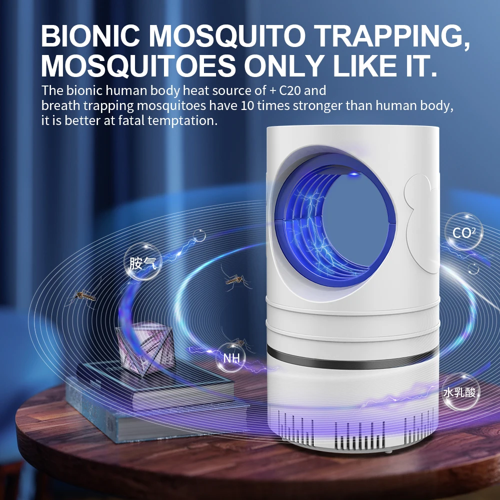 Electric LED Mosquito Killer Lamp USB Powered - Image 5