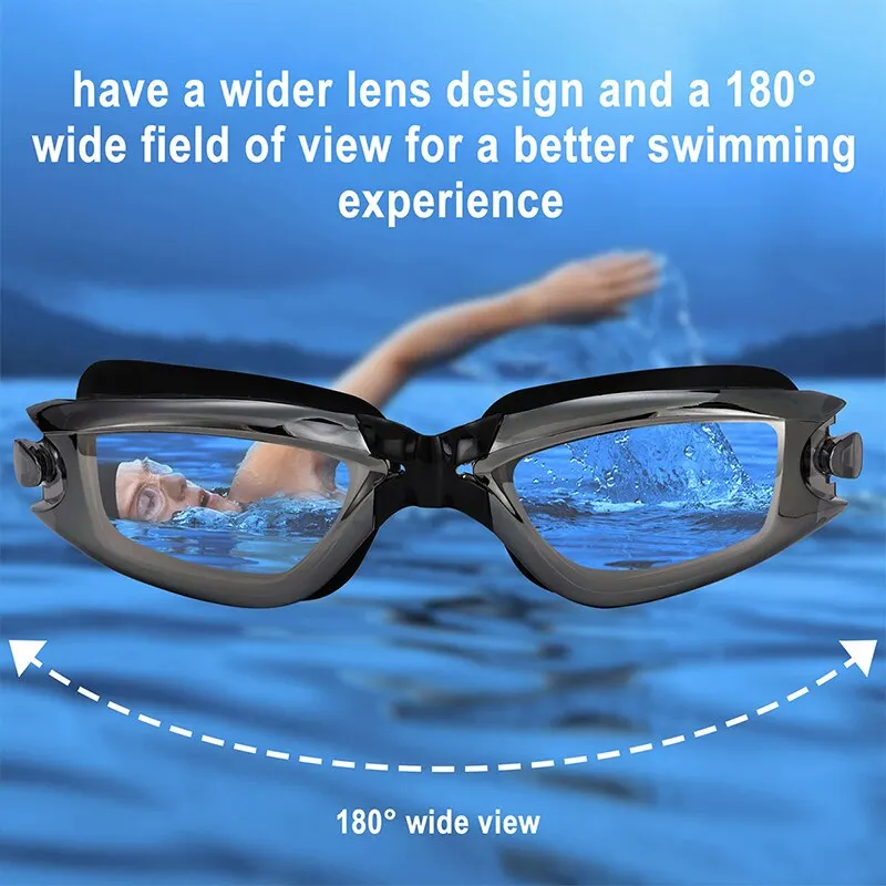 Adult Myopia Swimming Goggles Anti-Fog High Definition - Image 3