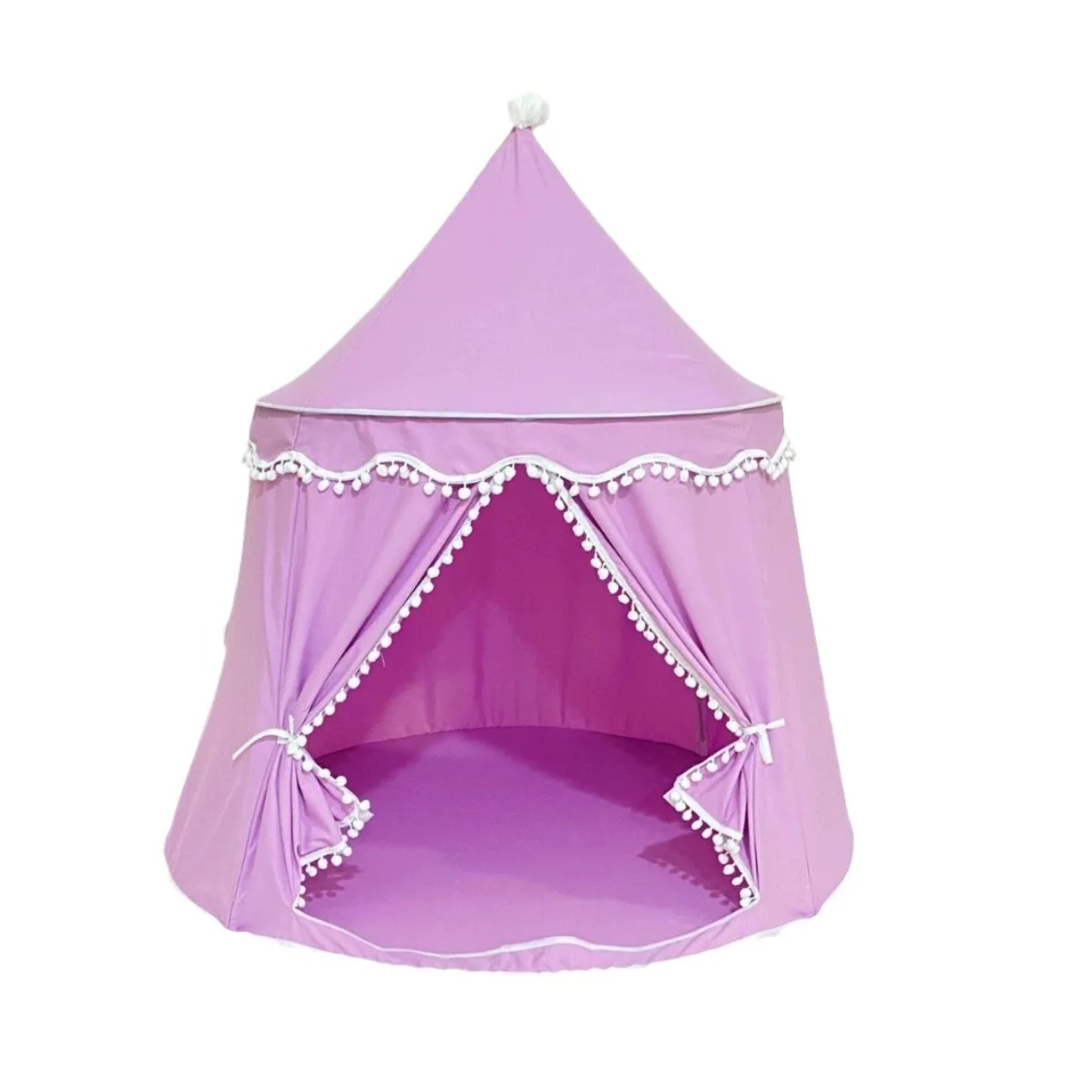 Foldable Kids Play Tent Princess Castle Playhouse - Image 4