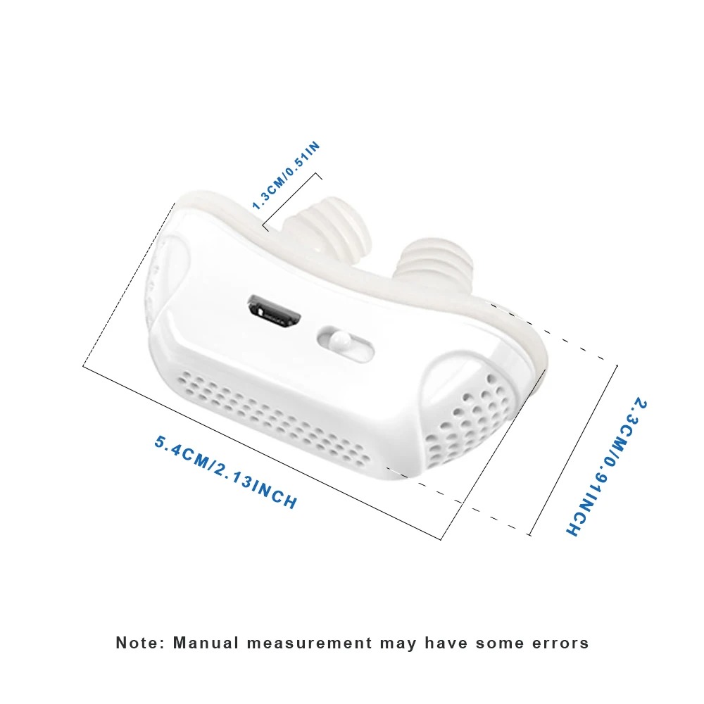 New Generation Blue Adjustable Electric Anti-Snore Device - Image 2