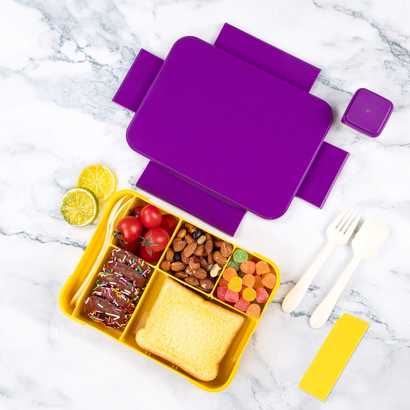 Student Leak-Proof Bento Lunch Box Box for Kids , Adults and Daycare - Image 4