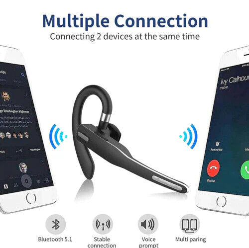 Trucker Bluetooth Headset 5.1 – Dual Mic Noise Cancelling - Image 2
