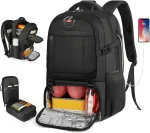 Extra-Large Travel Backpack with Lunch Compartment and USB Port